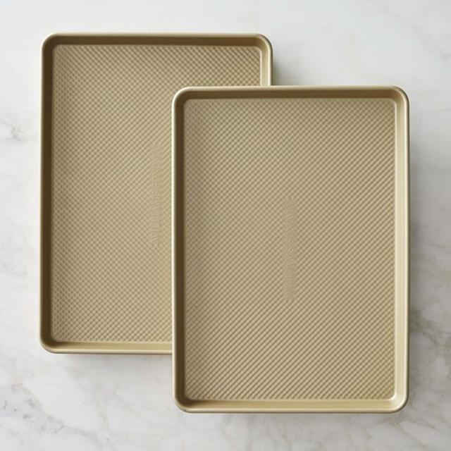 Set of 2 Williams-Sonoma Goldtouch® Half Sheet Pans
