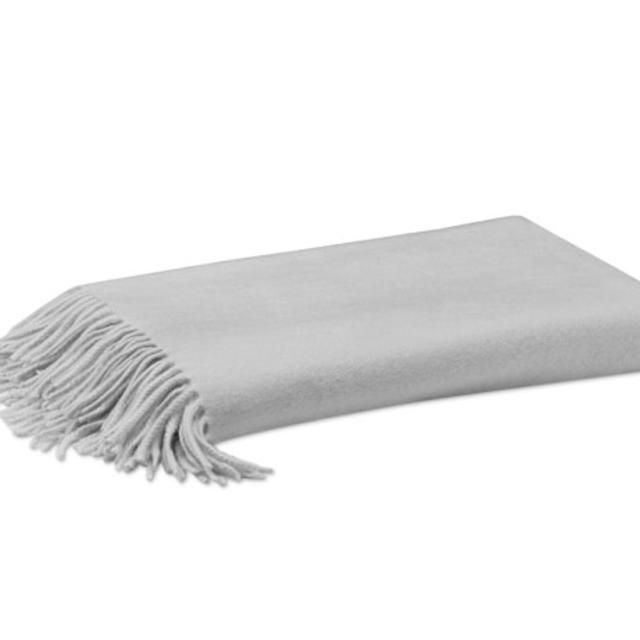 Solid Cashmere Throw
