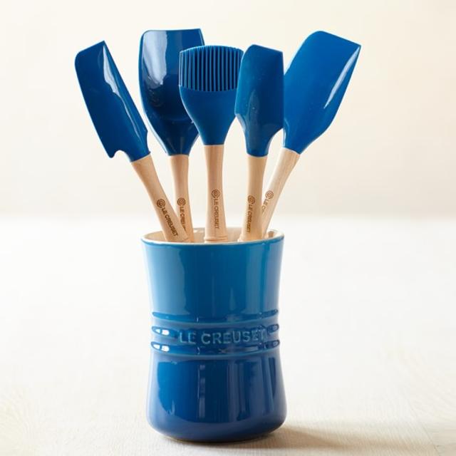 Le Creuset Cooking Utensil Set, Marseille Blue