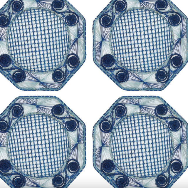 Exclusive Set-of-Four Raffia Placemats