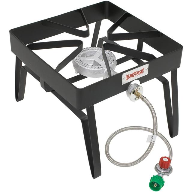 Low Pressure Gas Burner Black Outdoor Stove