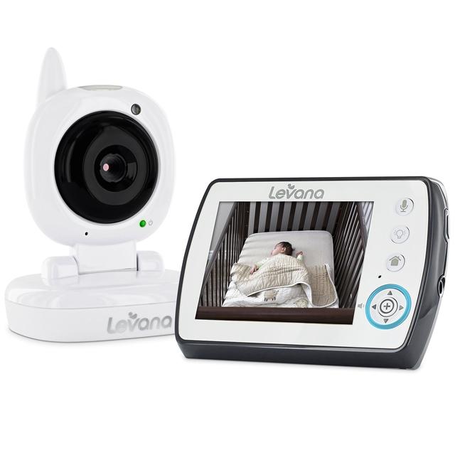 Levana Ayden Digital Video Baby Monitor with Night Vision Camera, 3.5 Inch