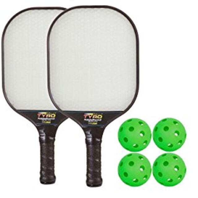 Pickleball Paddle Set ( Set Includes 2 Paddles & 4 Pickleballs )