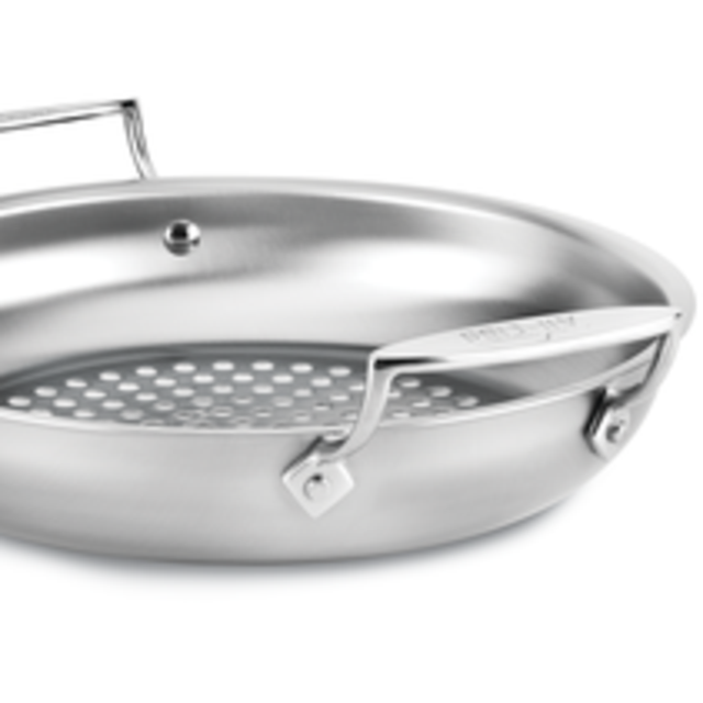 ALL-CLAD Outdoor Stainless 11" Round Grill Basket