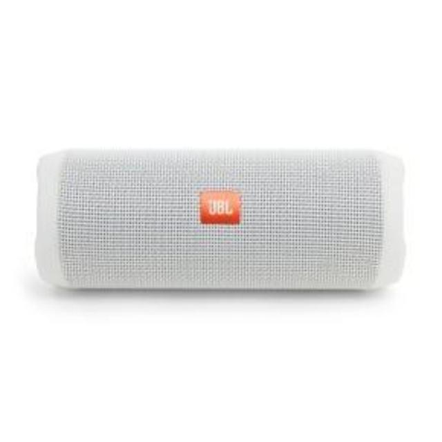 JBL Flip 4 Splashproof Smart Speaker w/ Google Assistant - White