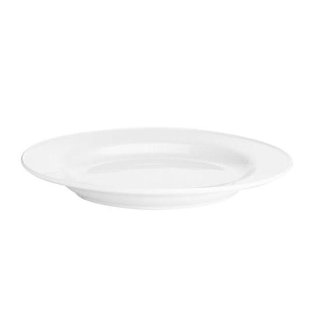 Great White Traditional Dessert Plate, Set of 4