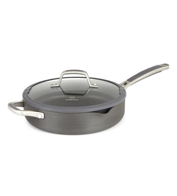 Simply Calphalon Easy System Nonstick 5-Quart Saute Pan with Cover