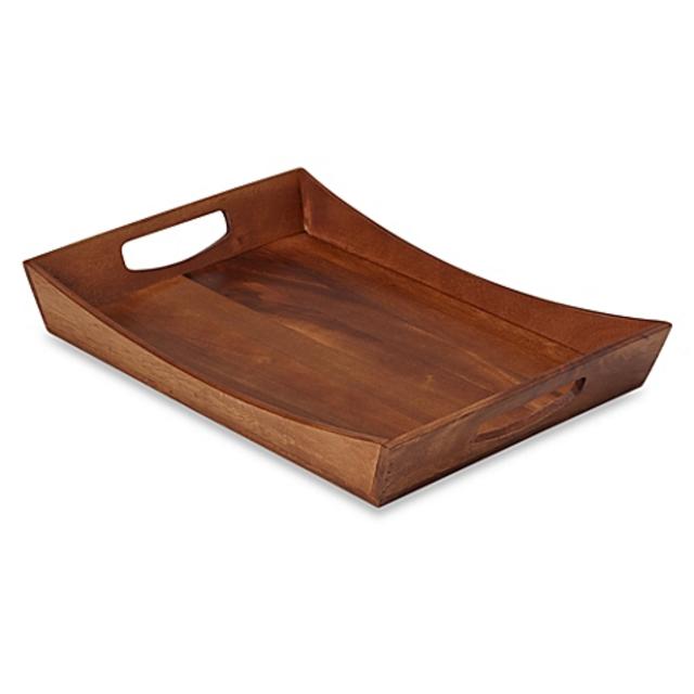 B. Smith 20-Inch Acacia Wood Tray