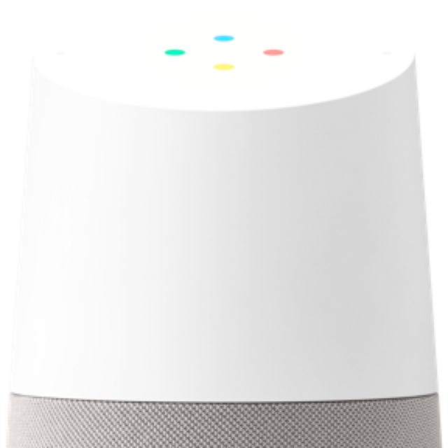 Google - Google Home - White/Slate fabric (Also at Best Buy)