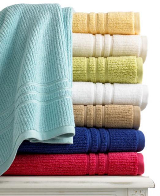 Martha Stewart Collection Quick Dry 27" x 52" Bath Towel - White Chalk