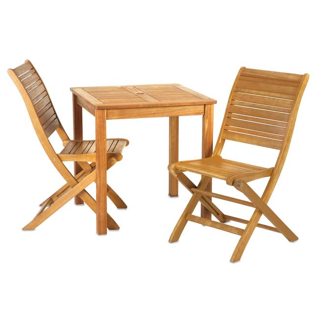 Westerly 3-Piece Acacia Wood Bistro Set