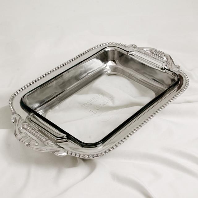 Casserole Holder Ornate Beaded - Rectangle