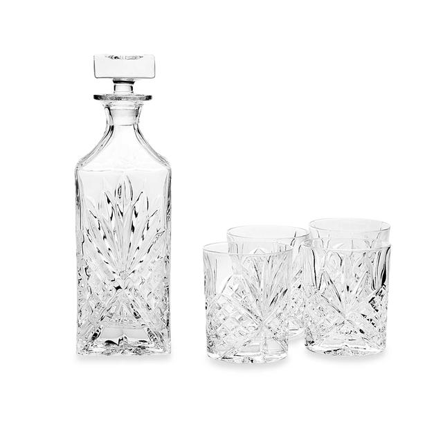 Godinger Dublin Crystal Whiskey 5-Piece Barware Set
