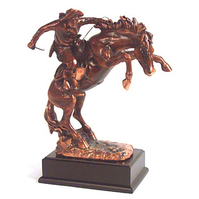 Western Cowboy Horse Sculpture Fiqurine