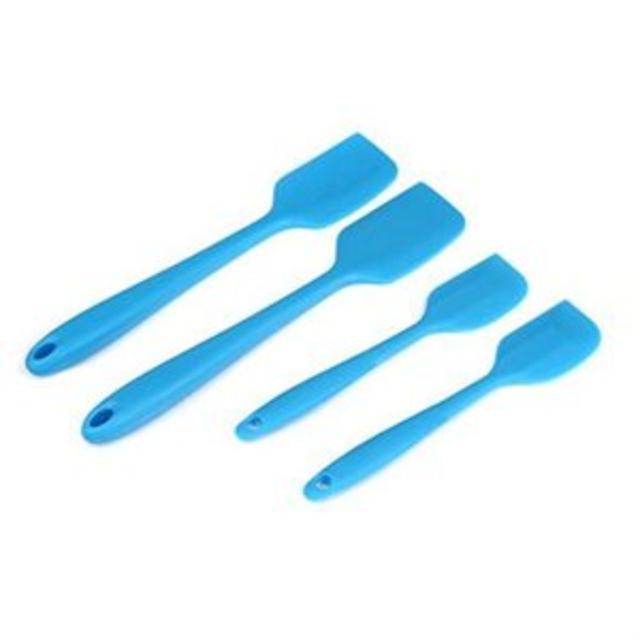 Danibos Hygienic Solid Silicone Spatula Set of 4 100 FDA No BPA Heat Resistant