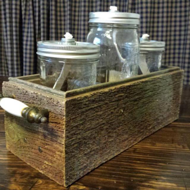 Mason Jar Oil Lamp Box Set #4