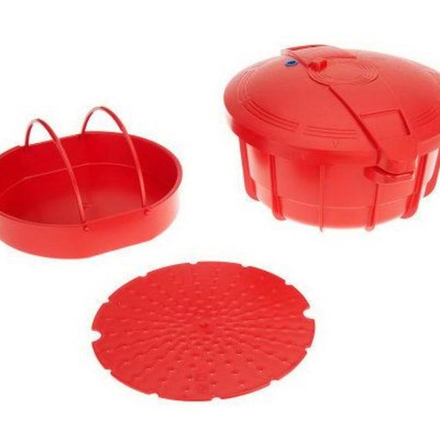 Prepology 4qt Microwave Pressure Cooker with Extra Gaskets