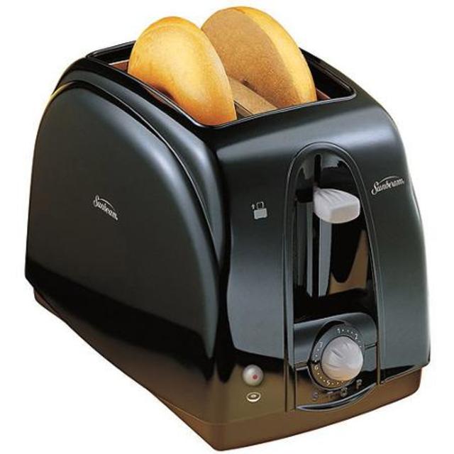 Sunbeam 2-Slice Cool Touch Toaster, Black