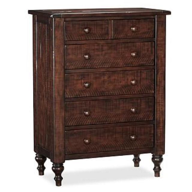 Ashby Tall Dresser, Rustic Mahogany stain