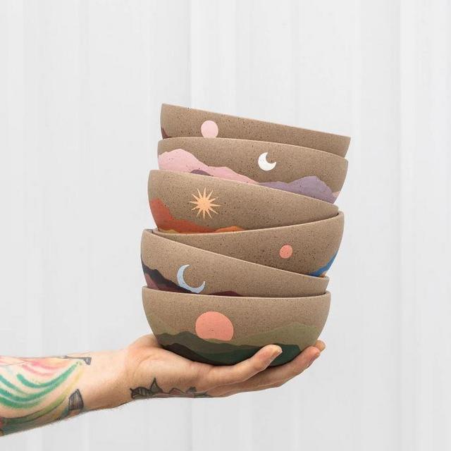 Callahan Ceramics Kitchen Set Up (plates, bowls, mugs)