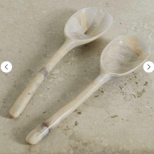 DINOSAUR DESIGNS Stone swirled resin servers