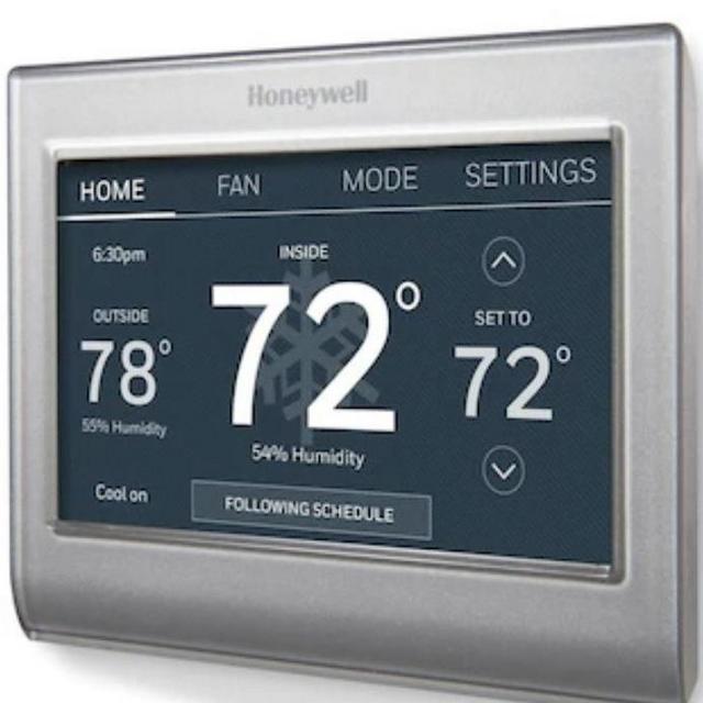 Honeywell Wi-Fi Smart Color Silver Thermostat with Wi-Fi Compatibility