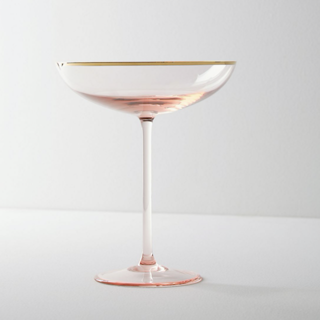 Gilded Rim Coupe Set of 4