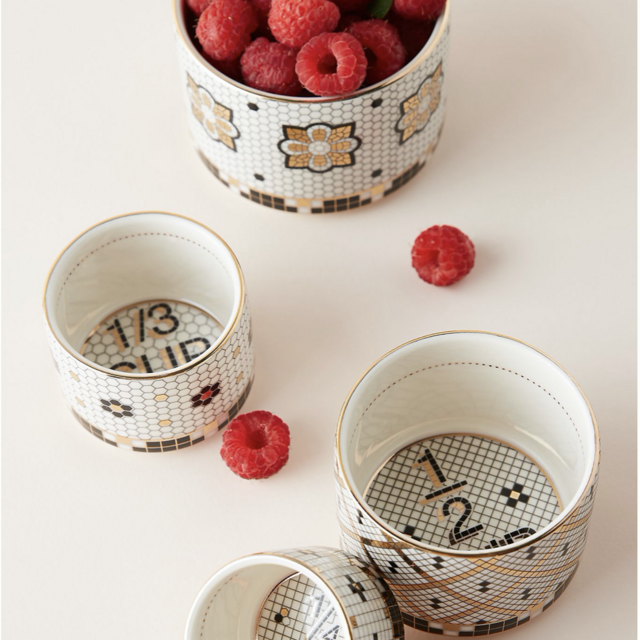 Bistro Tile Measuring Cups, Set of 4