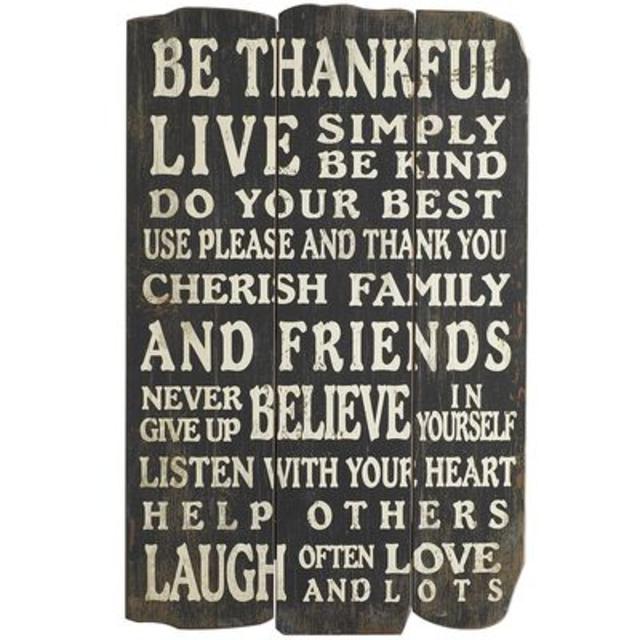 Thankful Wall Decor