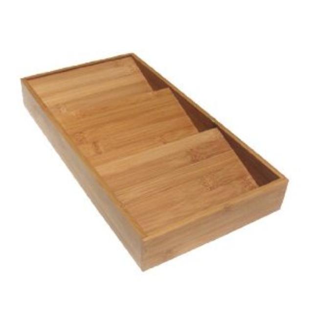 Seville Classics Bamboo  Spice Rack Drawer Tray