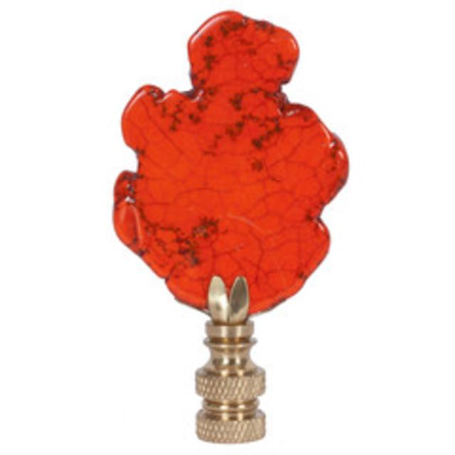 Howlite Stone Lamp Finial