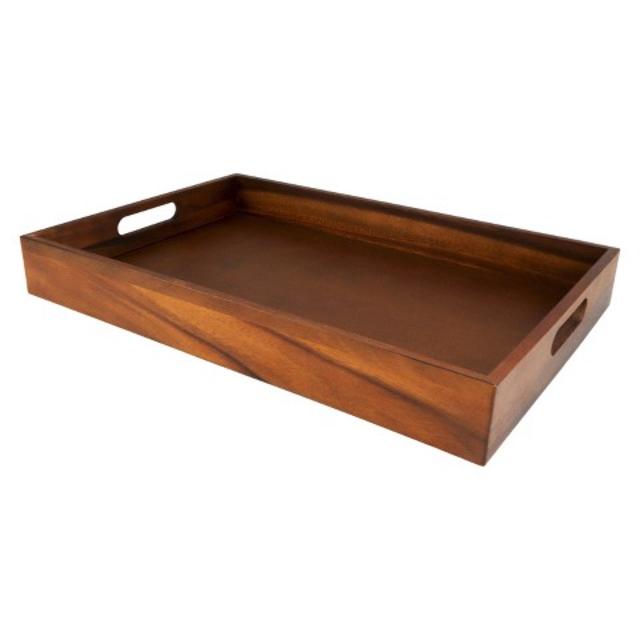 Threshold™ Acacia Wood Serving Tray product details page