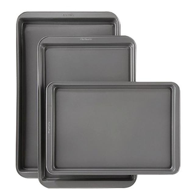 Room Essentials™ 3pc Cookie Sheet Set - Silver product details page