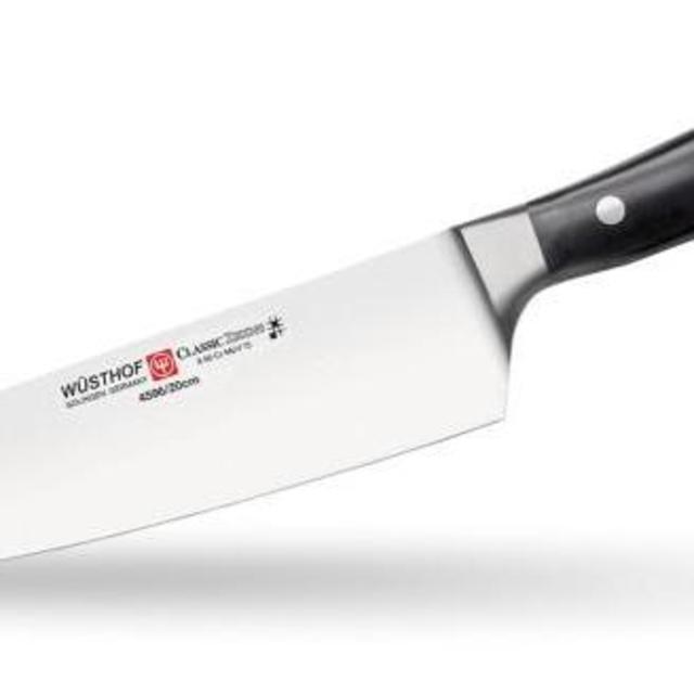 Wusthof Classic Ikon 8-Inch Cook's Knife, Black