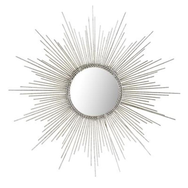 Petite Silver Burst Mirror