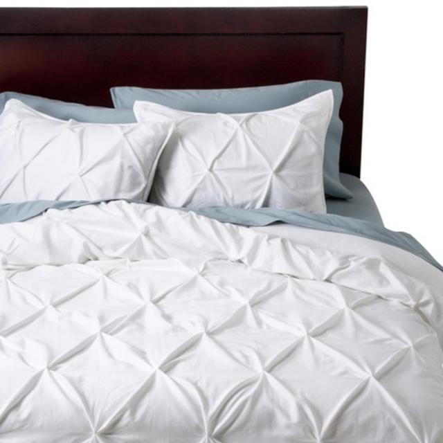 Threshold™ Pinched Pleat Duvet Cover Set