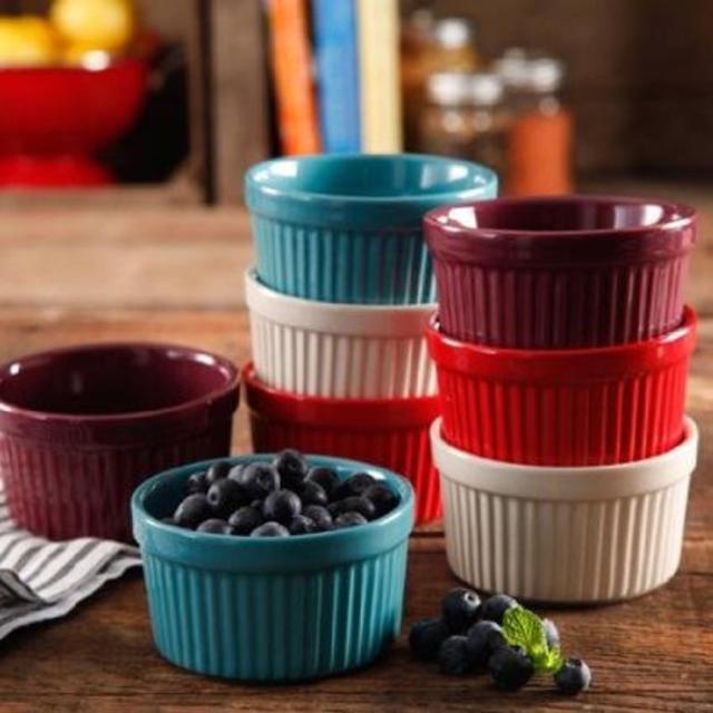 The Pioneer Woman Flea Market Solid 9 oz Ramekins, Solid Colors, Set of 8