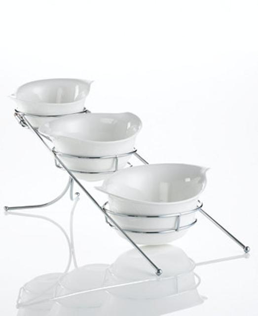 Godinger Serveware, Set of 3 Natura Bowls