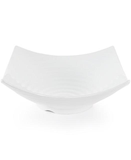QSquared Q Zen Melamine White Serving Bowl
