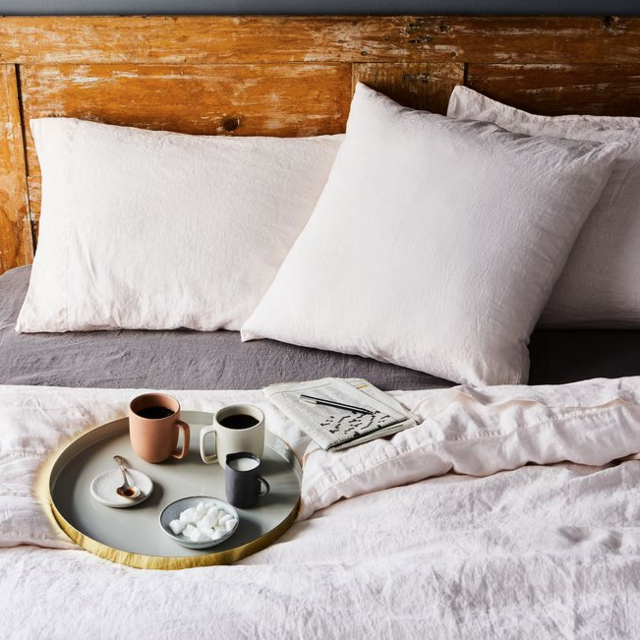 Percale Collection Sheet Set (Queen, Nighttime Fog)