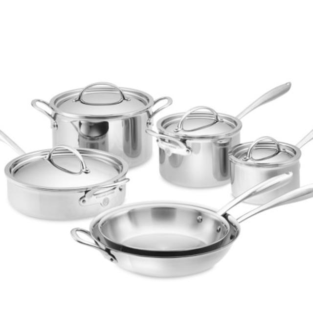 Williams-Sonoma Thermo-Clad™ Stainless-Steel 10-Piece Cookware Set