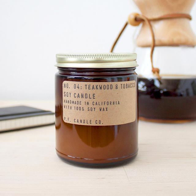 NO. 04: TEAKWOOD & TOBACCO - SOY CANDLE