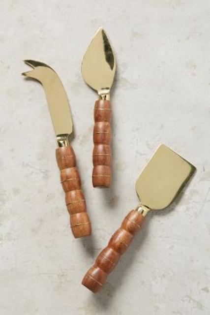 Wire-Wrapped Cheese Knives