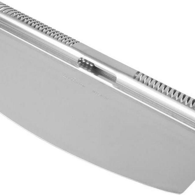 LloydPans Kitchenware 14 inch Pizza Cutter Rocker Knife, Made in the USA