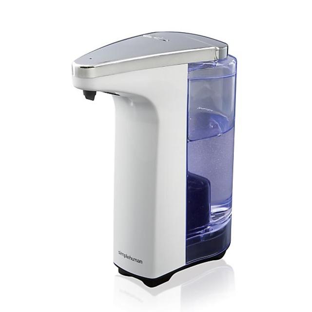 simplehuman ® White Compact Sensor Soap Dispenser