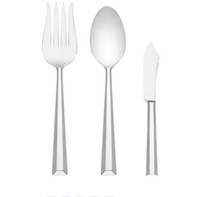 kate spade new york 18/10 Library Lane 3-Piece Serving Set