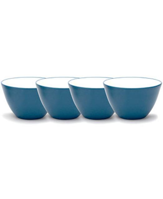 Noritake "Colorwave Blue" Set of 4 Mini Bowls, 4"