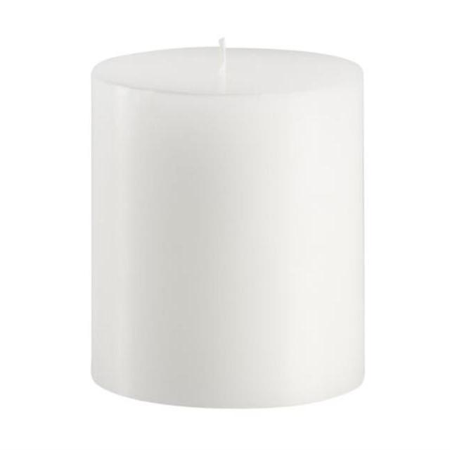 PB Pillar Candle, 4 x 4.5", White