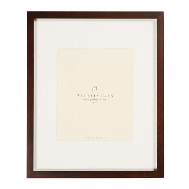 Wood Gallery Picture Frame, 8 x 10", Espresso stain
