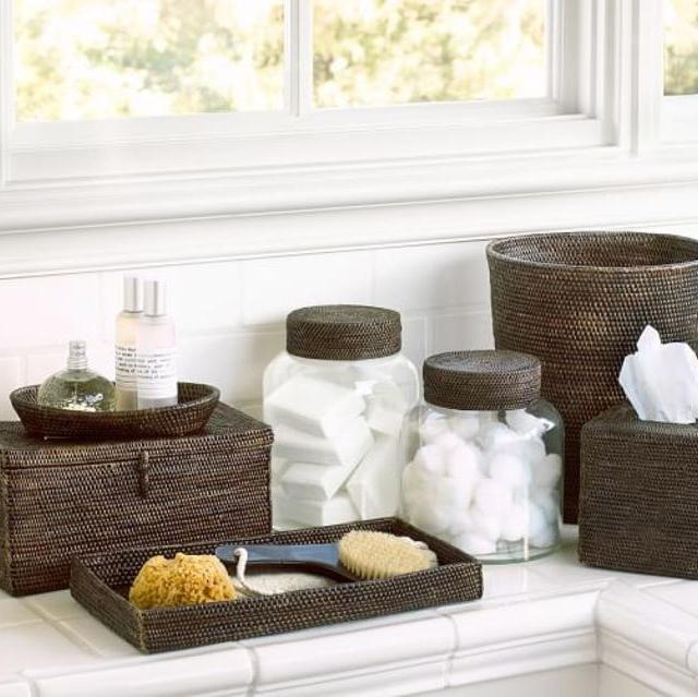 Tava Tissue Box Cover, Espresso stain